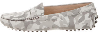 Tod's Camouflage Round-Toe Flats