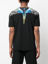 Thumbnail for your product : Marcelo Burlon County of Milan Patchwork Wings cotton T-shirt