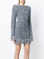 Thumbnail for your product : Balmain Fringed Mini Dress