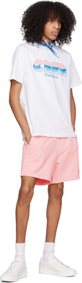 Casablanca Pink 'L'Arche Fleurie' Shorts