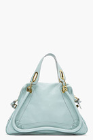 Thumbnail for your product : Chloé Mint Leather Medium Paraty Shoulder Bag