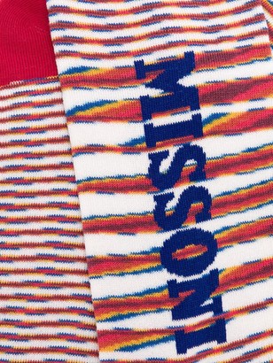 Missoni Striped Logo Socks
