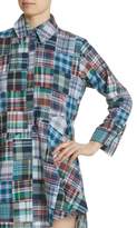 Thumbnail for your product : Marques Almeida Asymmetric Patchwork Plaid Shirtdress
