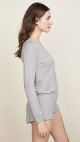 Thumbnail for your product : Eberjey Sadie Stripe Long Sleeve Teddy