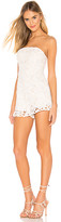 Thumbnail for your product : superdown x REVOLVE Kelli Strapless Lace Romper