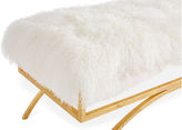 Thumbnail for your product : One Kings Lane Helen 36 Sheepskin Bench, White