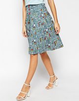 Thumbnail for your product : Emily & Fin Amelia Full Printed Skirt