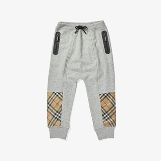 burberry pants kids grey