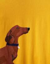 Thumbnail for your product : Joules Miranda Intarsia Jumper in Antique Gold Dachshund