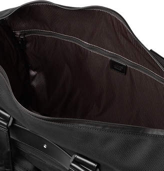 Montblanc Nightflight Leather-Trimmed Twill Holdall