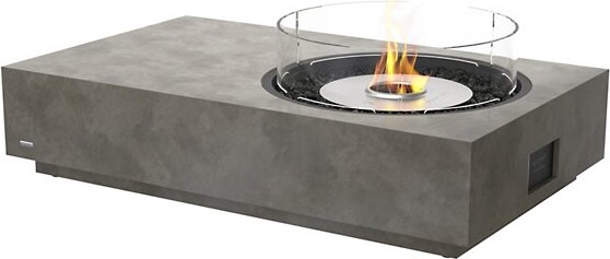 EcoSmart Fire Tequila 50 Outdoor Fire Pit Table in Grey