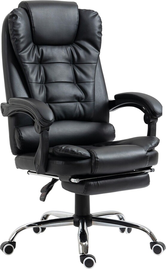 PU Leather Home Office Chair High Back Computer Chair Swivel