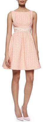 Erin Fetherston Edie Floral Fit & Flare Dress, Melon