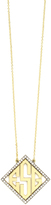 Thumbnail for your product : Kacey K Fine Jewelry Block Monogram Necklace With Diamonds