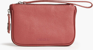 Kenzo Textured-leather pouch