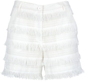 shorts with fringe