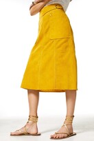 Thumbnail for your product : Karen Millen Suede Patch Pockets Midi Skirt