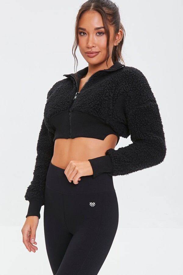 cropped athletic jacket