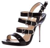 Thumbnail for your product : Christian Louboutin Funky 120 Patent Leather Sandals