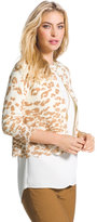 Thumbnail for your product : Cheetah Lace-Hem Charlee Cardigan