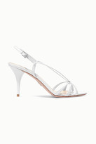 Thumbnail for your product : Prada 85 Leather Slingback Sandals