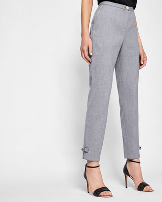 Ted Baker Bow detail textured pants
