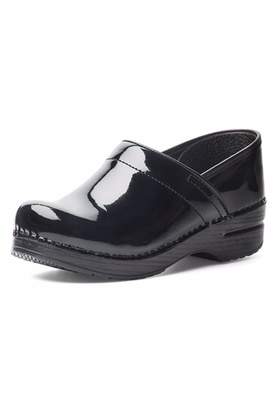 Dansko Black Patent Clog Shoes