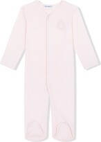 Thumbnail for your product : Dolce & Gabbana Children DG laurel-patch three-piece pajama set