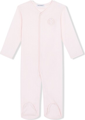 Dolce & Gabbana Children DG laurel-patch three-piece pajama set