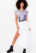 Thumbnail for your product : Nasty Gal Womens Pleated Flowy Maxi Skirt - White - 8