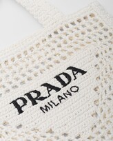 Thumbnail for your product : Prada Crochet tote bag