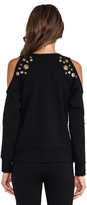 Thumbnail for your product : Love Haus by Beach Bunny Grommet Loungewear V Neck Pullover