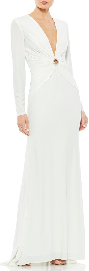 white evening dresses