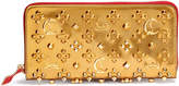 Christian Louboutin Panettone gold logo studded wallet