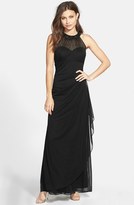 Thumbnail for your product : Xscape Evenings Beaded Chiffon Gown