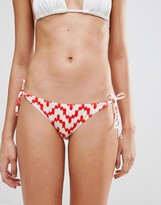 Thumbnail for your product : Lepel Abstract Scallop Bikini Bottoms