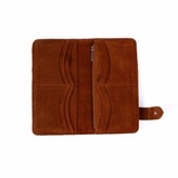 Thumbnail for your product : Fluctus Suede Wallet Brown