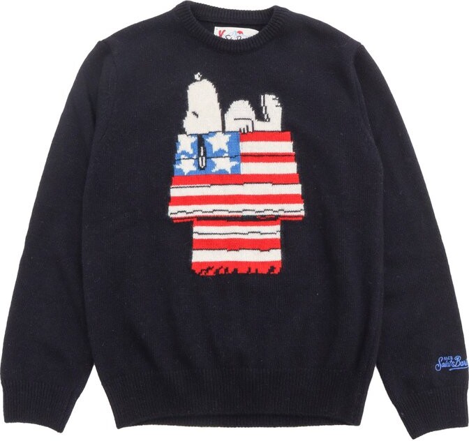 Mc2 Saint Barth Kids Intarsia-Knit Crewneck Jumper