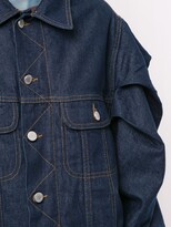 Thumbnail for your product : Natasha Zinko Oversized Sleeves Denim Jacket