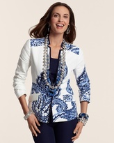 Thumbnail for your product : Chico's Paisley Linen Jacket