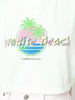 Thumbnail for your product : Alessandra Rich Paradise Beach cropped T-shirt
