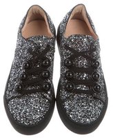 Thumbnail for your product : Carven Glitter Low-Top Sneakers