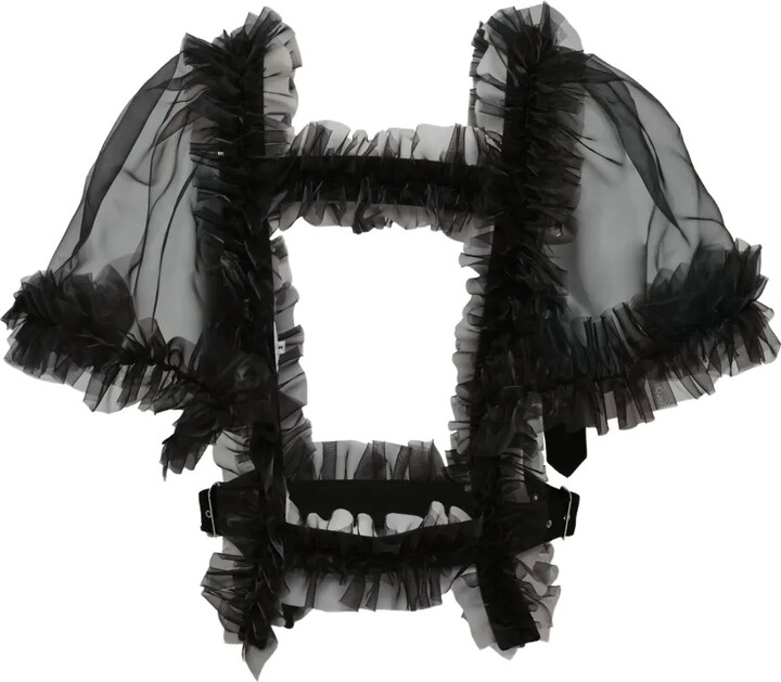 Noir Kei Ninomiya Ruffled Organdy Vest
