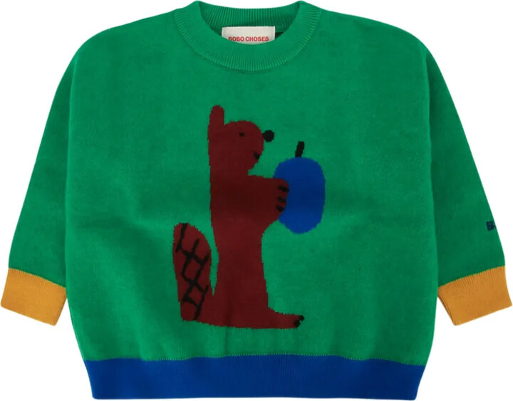 Squirrel Jacquard Sweat