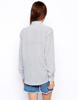 Thumbnail for your product : ASOS Boyfriend Shirt in Stripe