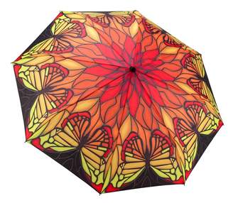 Galleria Stainglass Butterfly Umbrella