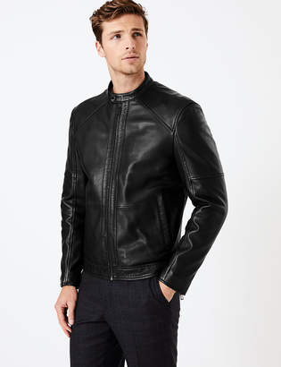 Marks and Spencer Leather Biker Jacket