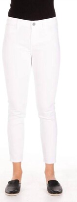 Articles of Society Carly Mid-Rise Jeans In Pearl White