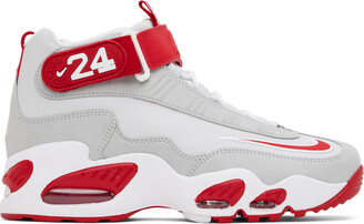 Nike Gray & Red Air Griffey Max 1 Sneakers