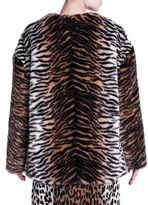 Thumbnail for your product : Stella McCartney Tiger Print Faux Fur Top